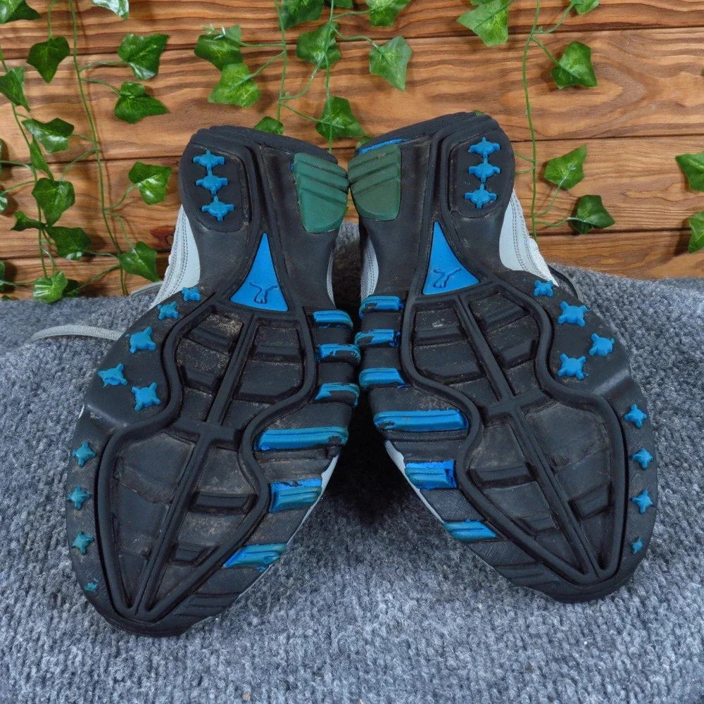 Puma Tazon II Men Athletic Shoes‎ Size 12 Training Sneakers Gray Blue Fabric